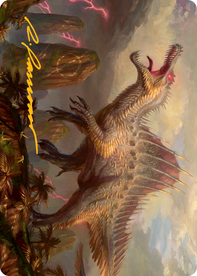 Etali, Primal Conqueror Art Card (Gold-Stamped Signature) [March of the Machine Art Series] | Exor Games Dartmouth