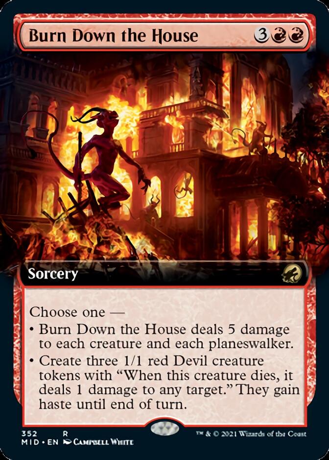 Burn Down the House (Extended) [Innistrad: Midnight Hunt] | Exor Games Dartmouth