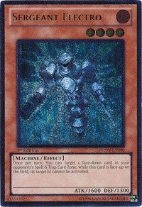 Sergeant Electro (UTR) [PHSW-EN090] Ultimate Rare | Exor Games Dartmouth