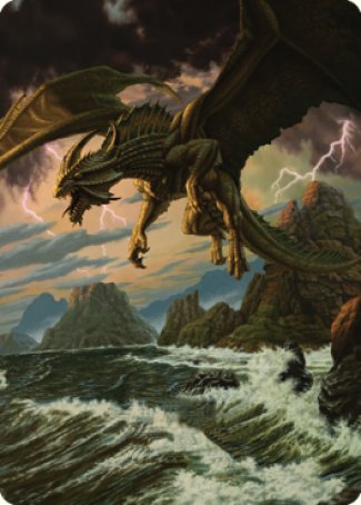 Ancient Bronze Dragon Art Card (03) [Commander Legends: Battle for Baldur's Gate Art Series] | Exor Games Dartmouth