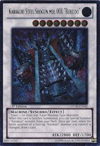 Karakuri Steel Shogun mdl 00X "Bureido" (UTR) [STOR-EN042] Ultimate Rare | Exor Games Dartmouth