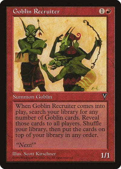 Goblin Recruiter [Visions] | Exor Games Dartmouth