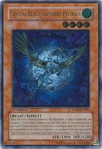 Crystal Beast Sapphire Pegasus (UTR) [FOTB-EN007] Ultimate Rare | Exor Games Dartmouth