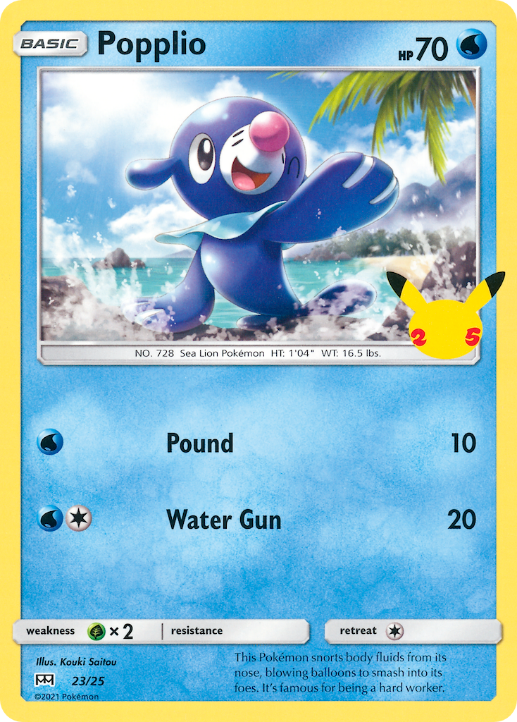 Popplio (23/25) [McDonald's 25th Anniversary] | Exor Games Dartmouth