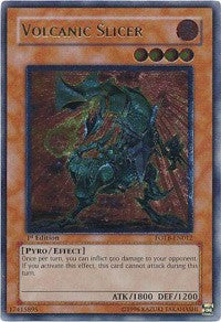 Volcanic Slicer (UTR) [FOTB-EN012] Ultimate Rare | Exor Games Dartmouth