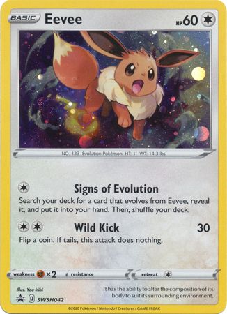 Eevee (SWSH042) [Sword & Shield: Black Star Promos] | Exor Games Dartmouth