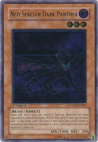 Neo-Spacian Dark Panther (UTR) [POTD-EN005] Ultimate Rare | Exor Games Dartmouth