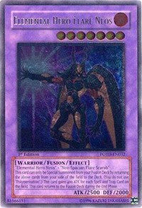 Elemental Hero Flare Neos (UTR) [POTD-EN032] Ultimate Rare | Exor Games Dartmouth