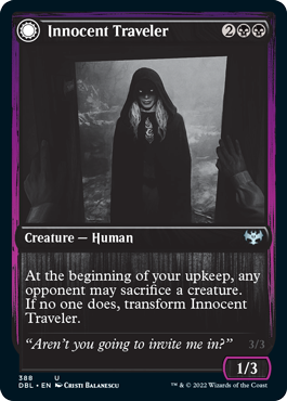 Innocent Traveler // Malicious Invader [Innistrad: Double Feature] | Exor Games Dartmouth