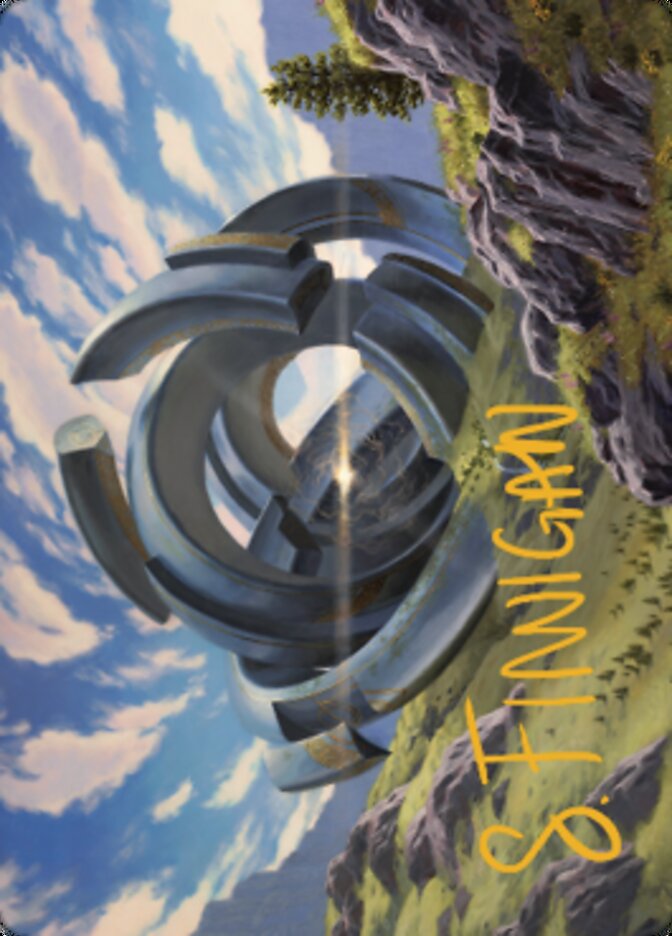 Thran Portal Art Card (Gold-Stamped Signature) [Dominaria United Art Series] | Exor Games Dartmouth