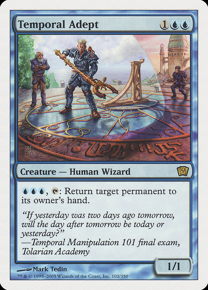 Temporal Adept [Ninth Edition] | Exor Games Dartmouth