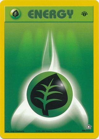 Grass Energy (108/111) [Neo Genesis Unlimited] | Exor Games Dartmouth