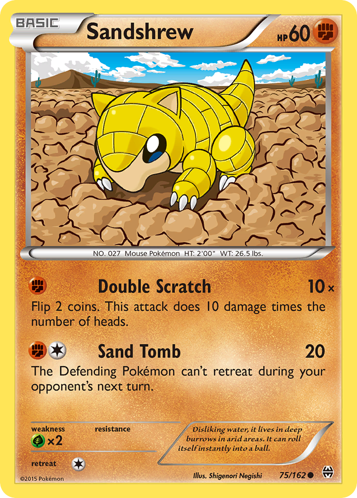 Sandshrew (75/162) [XY: BREAKthrough] | Exor Games Dartmouth