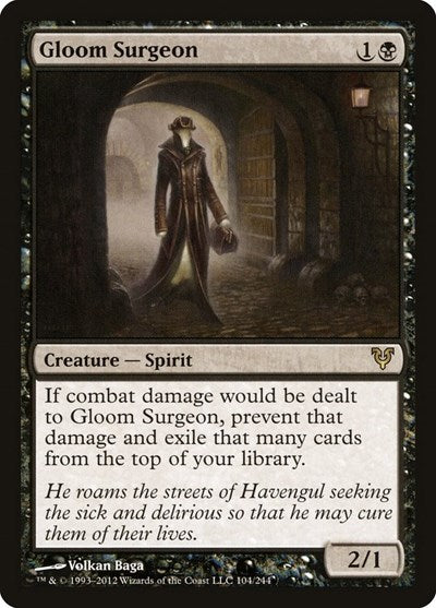 Gloom Surgeon [Avacyn Restored] | Exor Games Dartmouth