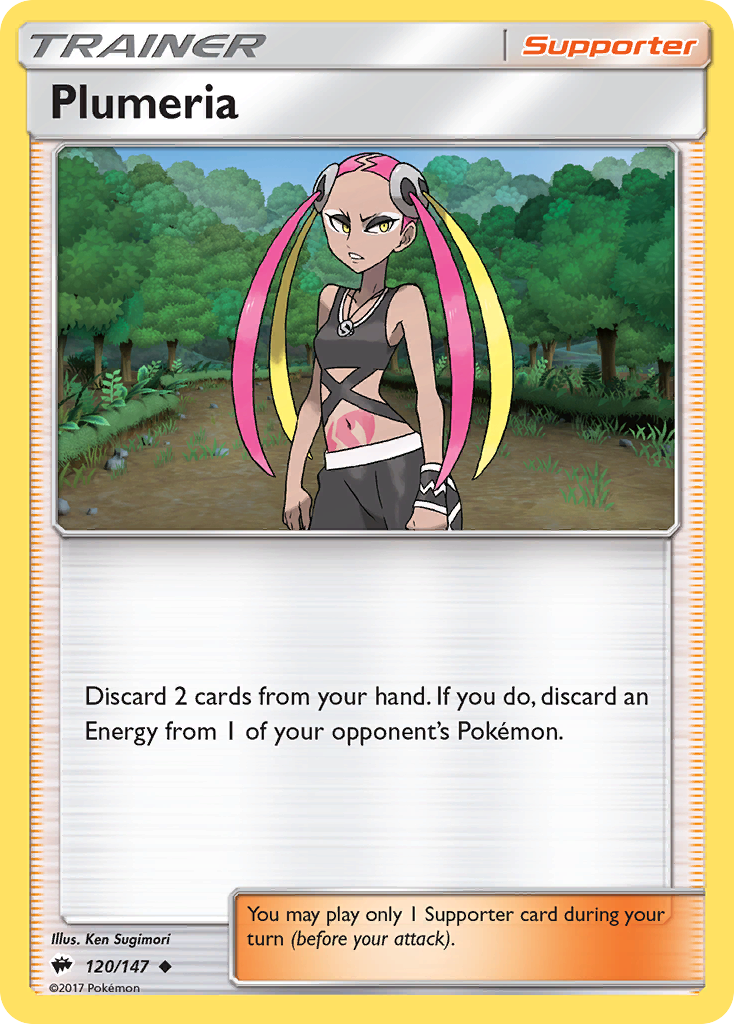 Plumeria (120/147) [Sun & Moon: Burning Shadows] | Exor Games Dartmouth