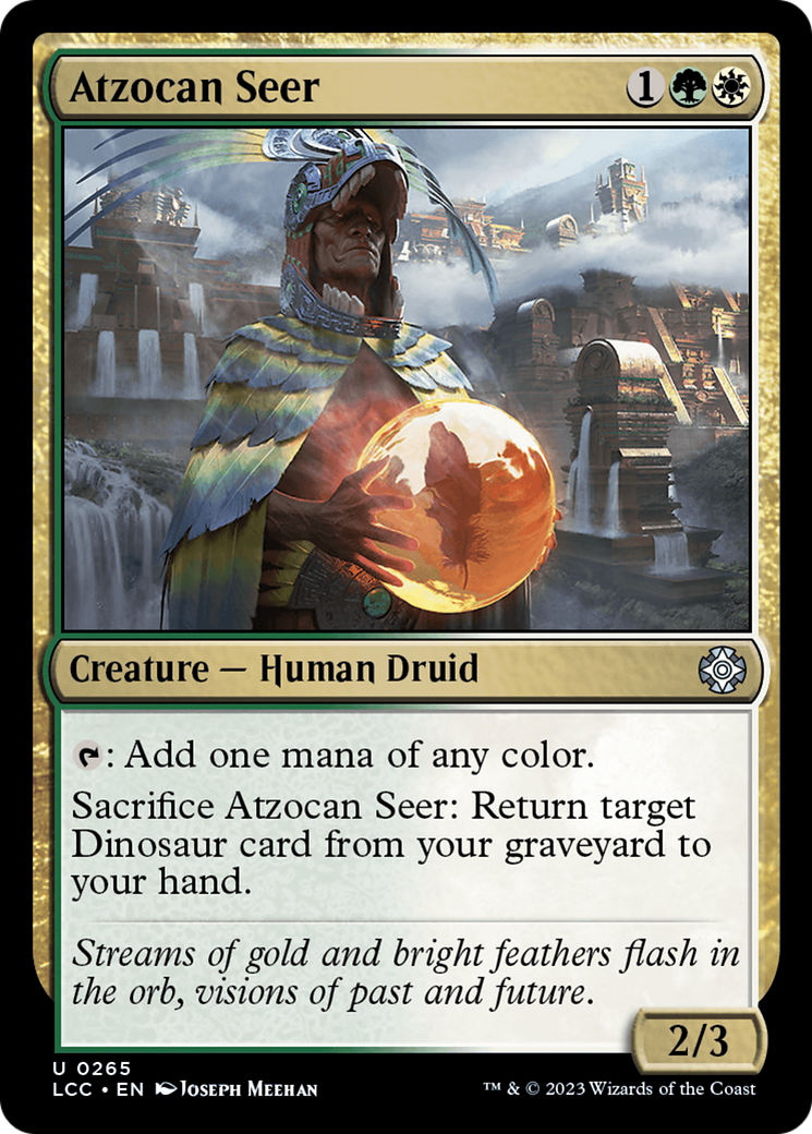 Atzocan Seer [The Lost Caverns of Ixalan Commander] | Exor Games Dartmouth