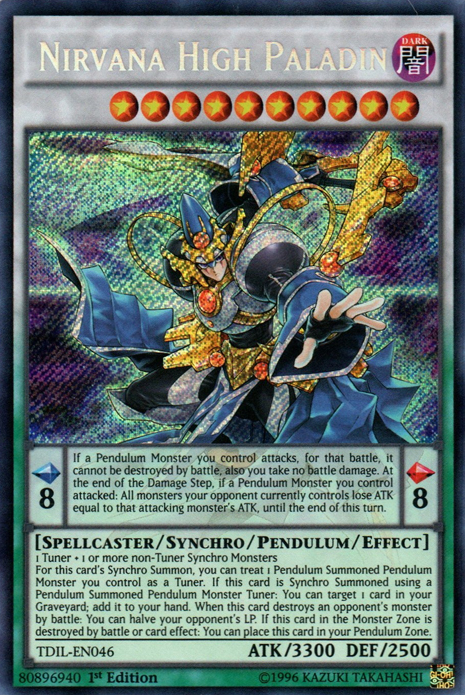 Nirvana High Paladin [TDIL-EN046] Secret Rare | Exor Games Dartmouth