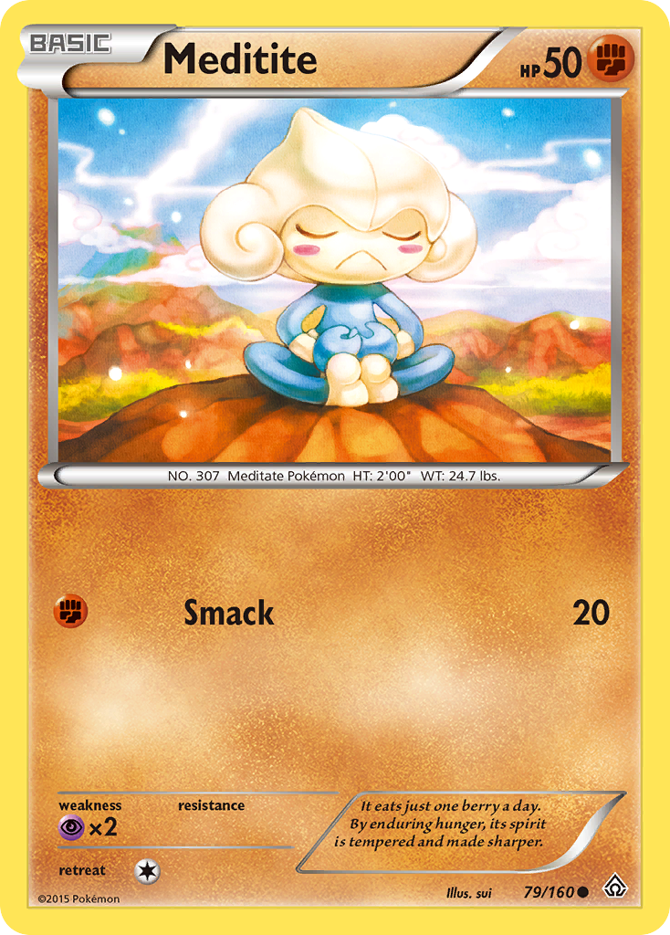 Meditite (79/160) [XY: Primal Clash] | Exor Games Dartmouth