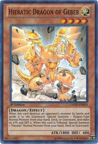 Hieratic Dragon of Gebeb [GAOV-EN019] Super Rare | Exor Games Dartmouth