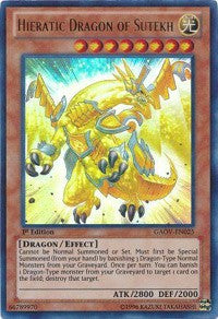 Hieratic Dragon of Sutekh [GAOV-EN025] Ultra Rare | Exor Games Dartmouth