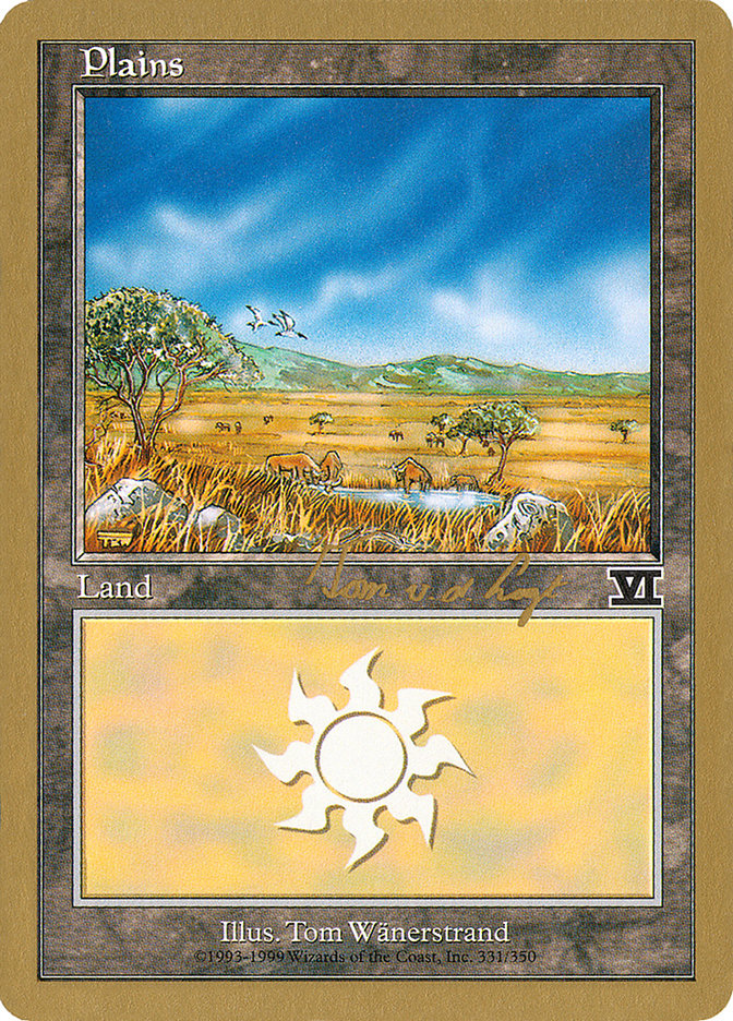 Plains (tvdl331) (Tom van de Logt) [World Championship Decks 2000] | Exor Games Dartmouth