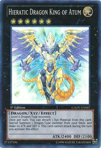 Hieratic Dragon King of Atum [GAOV-EN047] Super Rare | Exor Games Dartmouth