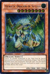 Hieratic Dragon of Sutekh (UTR) [GAOV-EN025] Ultimate Rare | Exor Games Dartmouth