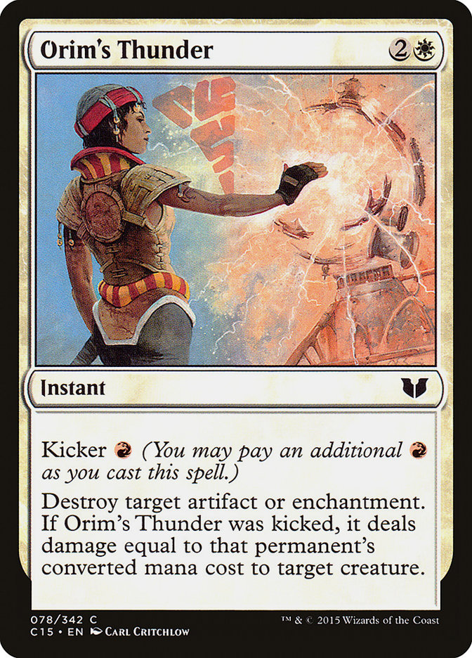 Orim's Thunder [Commander 2015] | Exor Games Dartmouth