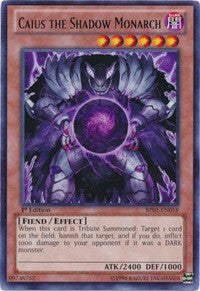 Caius the Shadow Monarch [BP01-EN018] Rare | Exor Games Dartmouth