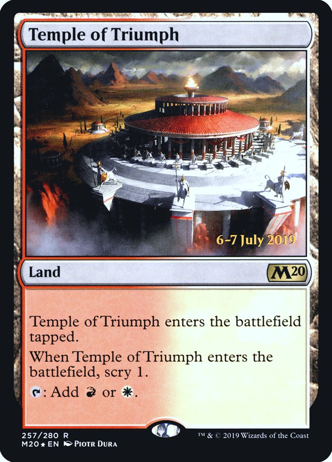 Temple of Triumph  [Core Set 2020 Prerelease Promos] | Exor Games Dartmouth