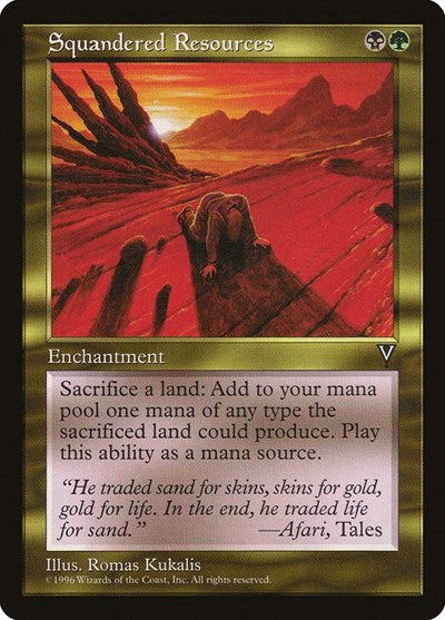 Squandered Resources [Visions] | Exor Games Dartmouth