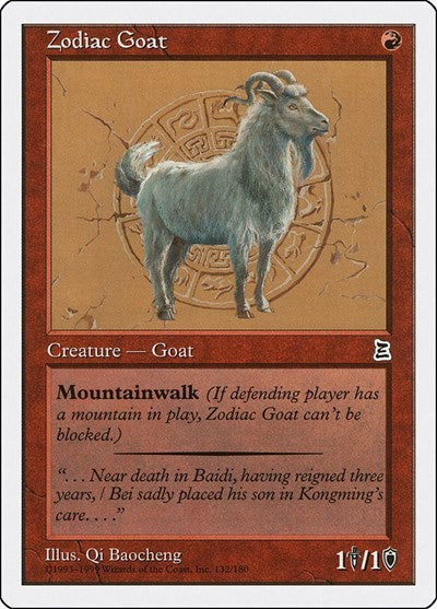 Zodiac Goat [Portal Three Kingdoms] | Exor Games Dartmouth