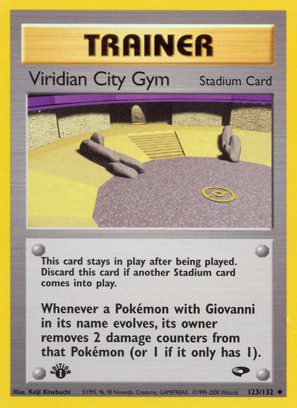 Viridian City Gym (123/132) [Gym Challenge 1st Edition] | Exor Games Dartmouth