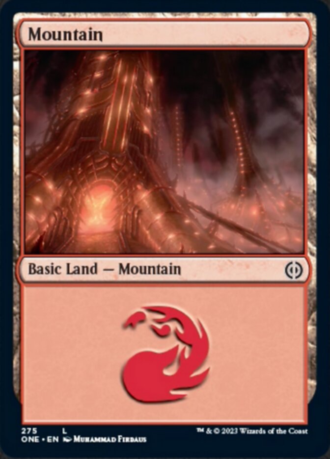 Mountain (275) [Phyrexia: All Will Be One] | Exor Games Dartmouth