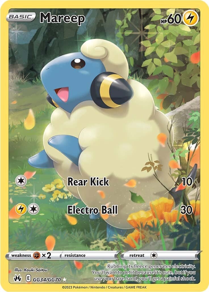 Mareep (GG34/GG70) [Sword & Shield: Crown Zenith] | Exor Games Dartmouth