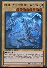 Blue-Eyes White Dragon [GLD5-EN001] Ghost/Gold Rare | Exor Games Dartmouth