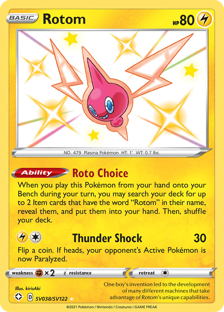 Rotom (SV038/SV122) [Sword & Shield: Shining Fates] | Exor Games Dartmouth