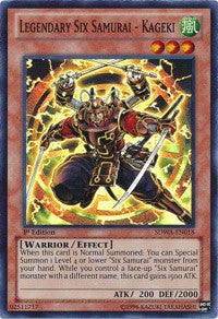 Legendary Six Samurai - Kageki [SDWA-EN018] Super Rare | Exor Games Dartmouth