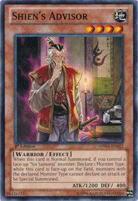 Shien's Advisor [SDWA-EN022] Common | Exor Games Dartmouth