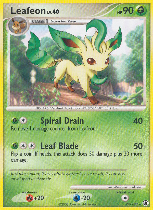 Leafeon (24/100) [Diamond & Pearl: Majestic Dawn] | Exor Games Dartmouth