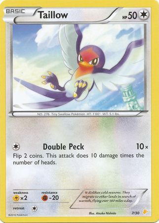 Taillow (7/30) [XY: Trainer Kit 3 - Pikachu Libre] | Exor Games Dartmouth