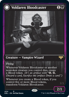 Voldaren Bloodcaster // Bloodbat Summoner [Innistrad: Double Feature] | Exor Games Dartmouth