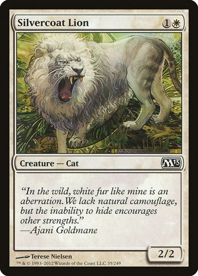 Silvercoat Lion [Magic 2013] | Exor Games Dartmouth