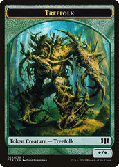 Treefolk // Wolf Double-sided Token [Commander 2014 Tokens] | Exor Games Dartmouth