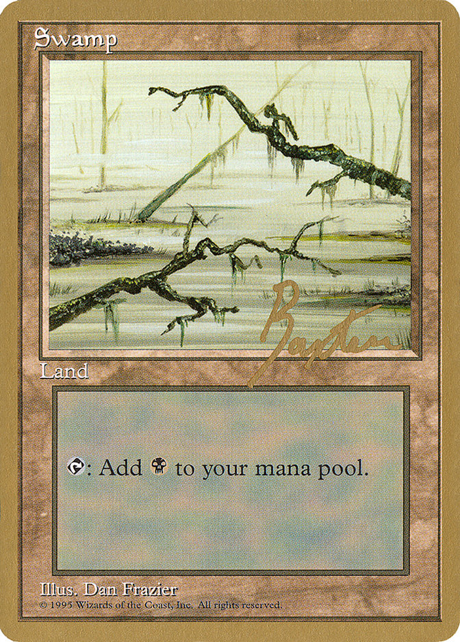 Swamp (gb371) (George Baxter) [Pro Tour Collector Set] | Exor Games Dartmouth