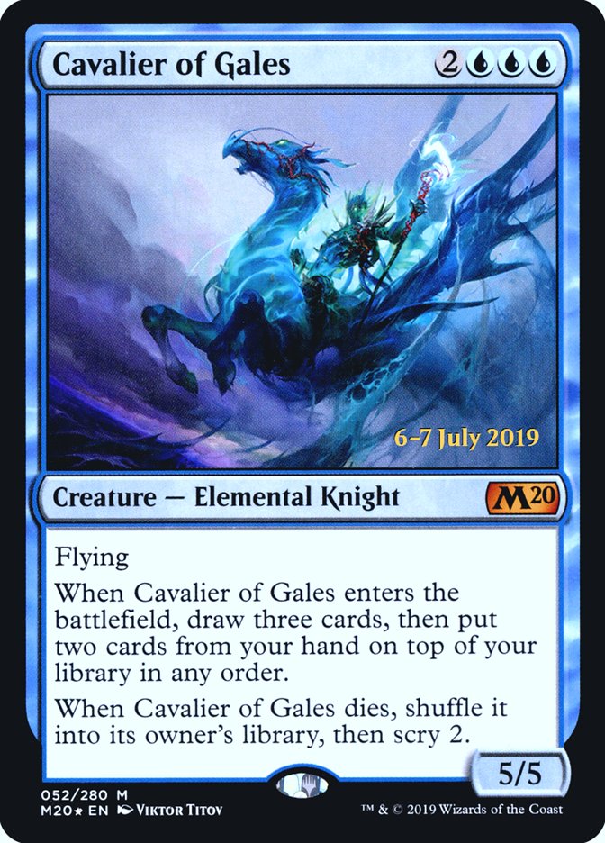 Cavalier of Gales  [Core Set 2020 Prerelease Promos] | Exor Games Dartmouth