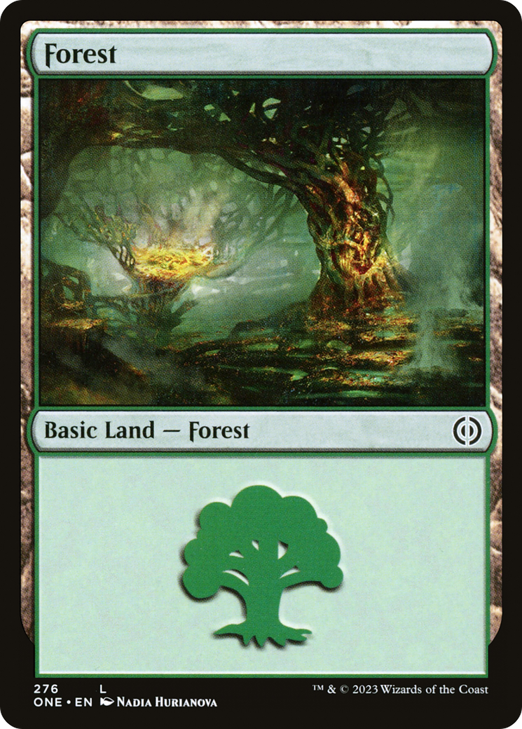 Forest (276) [Phyrexia: All Will Be One] | Exor Games Dartmouth