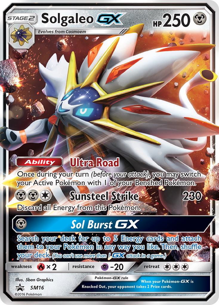 Solgaleo GX (SM16) [Sun & Moon: Black Star Promos] | Exor Games Dartmouth