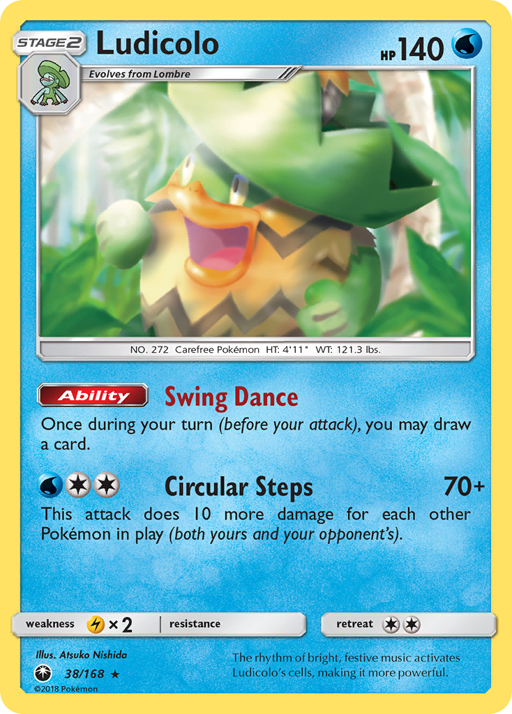 Ludicolo (38/168) [Sun & Moon: Celestial Storm] | Exor Games Dartmouth