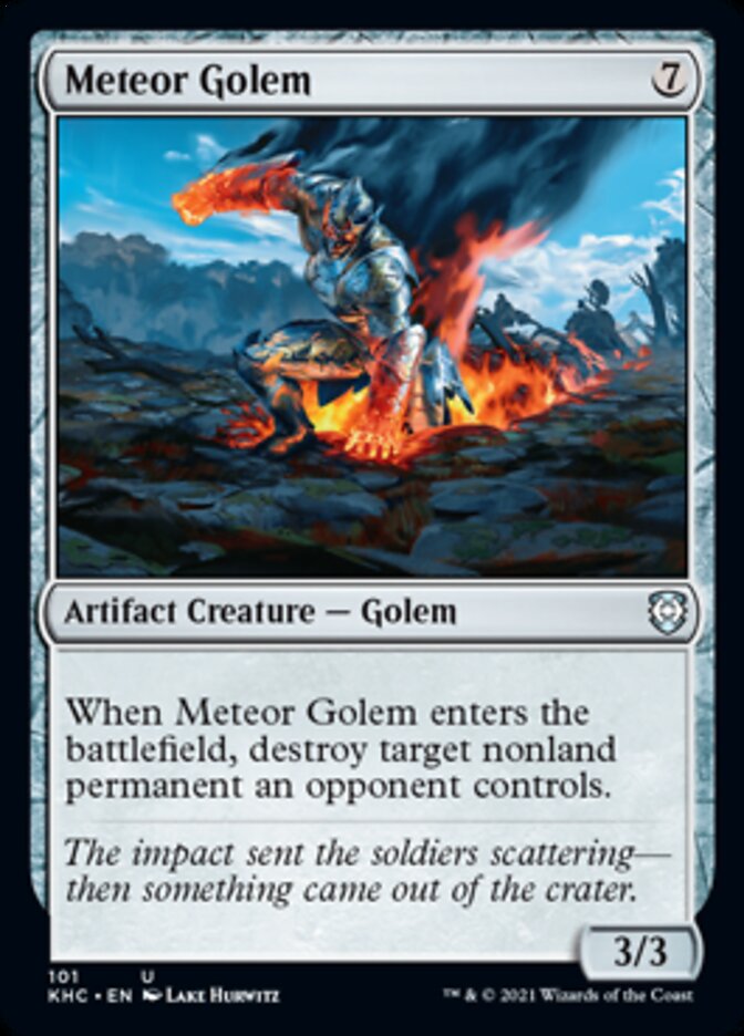 Meteor Golem [Kaldheim Commander] | Exor Games Dartmouth